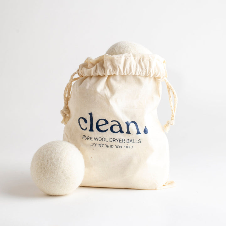 צמר טהור למייבש להפחתת קמטים - thecleandot